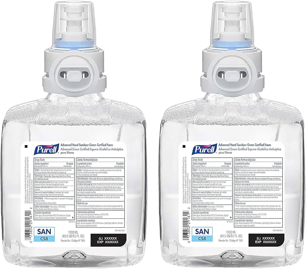 Purell Advanced Gel Sanitizante 6553 - 1200ml Green Certified CS6
