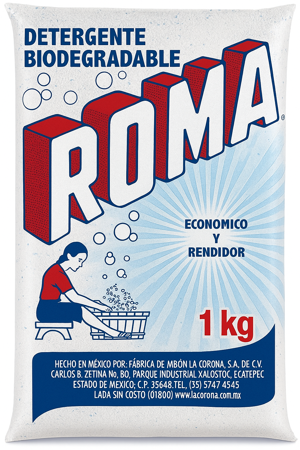 Jabón Biodegradable Roma 1kg - Limpieza Ecológica Profesional