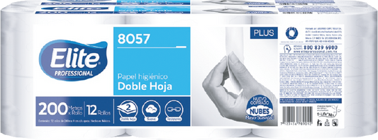 Papel Higiénico ELITE Junior Plus 8057 - 200 mts Doble Hoja