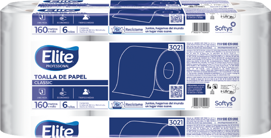 Toalla en Rollo ELITE Classic 3021 - 160 mts Profesional