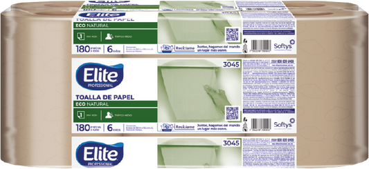 Toalla en Rollo ELITE Eco Natural 3045 - 180 mts Ecológica