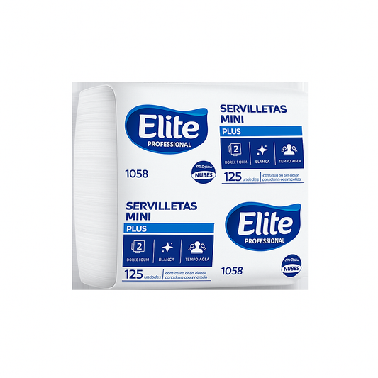 Servilleta ELITE Mini Plus Professional 1058 - 125 Unidades